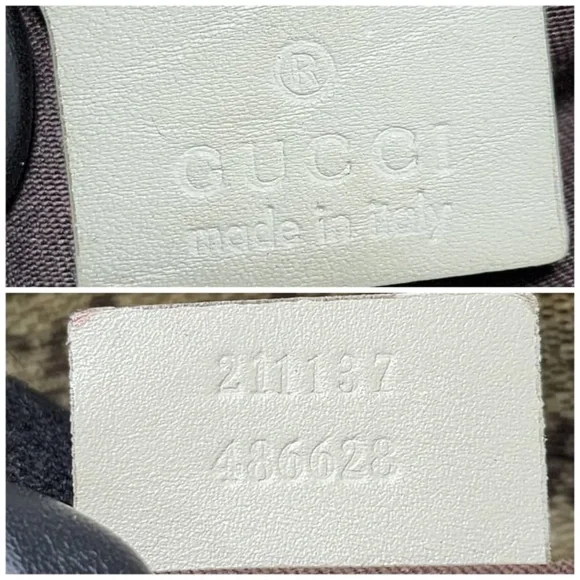 Authentic Gucci GG Supreme Tote Bag Brown/Off-White - Picture 4 of 16